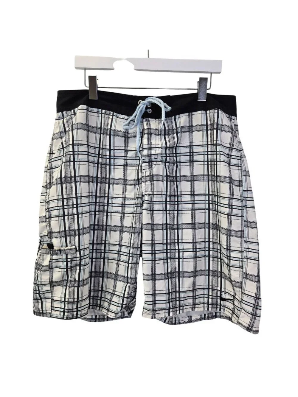 Nike Plaid Board Shorts Swimsuit Size 36